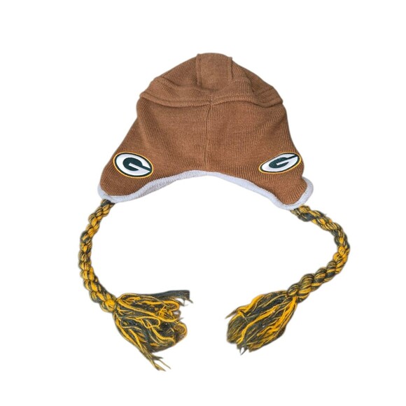 Green Bay Packers Kid's Hat Helmet Cap NFL Rush Zone Tassel Corduroy Boys 2-4 - Picture 2 of 7